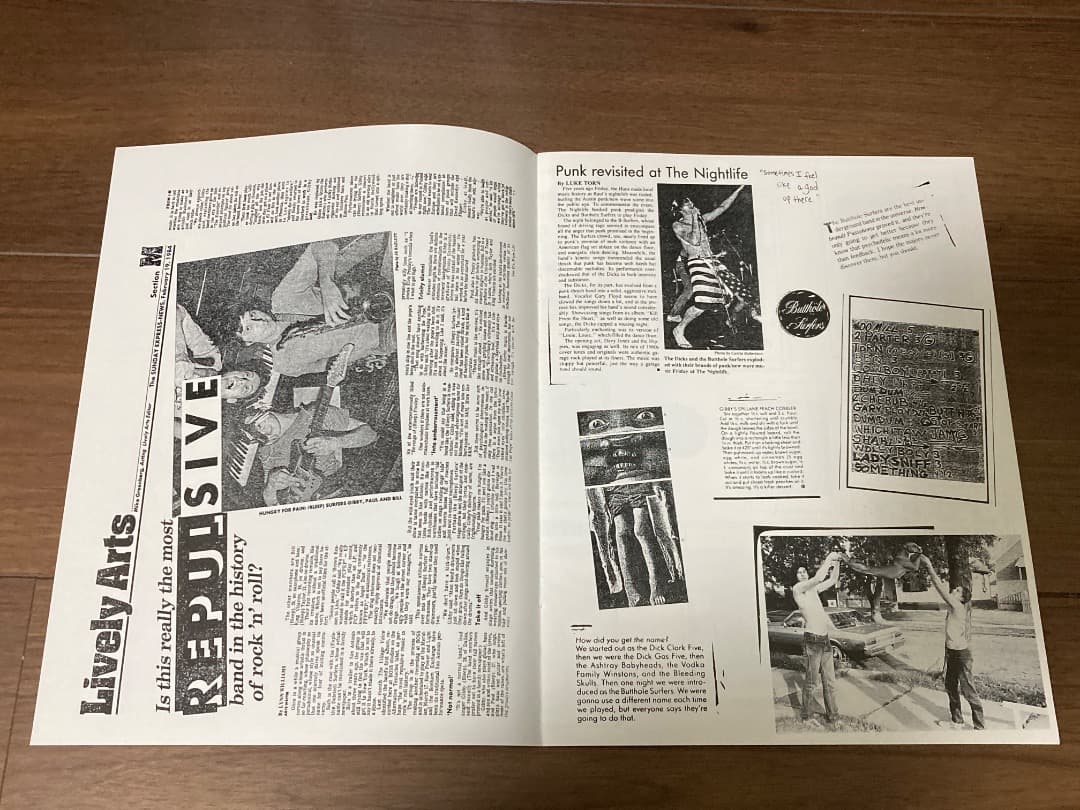 USオリジナルBUTTHOLE SURFERS「DOUBLE LIVE」レコード