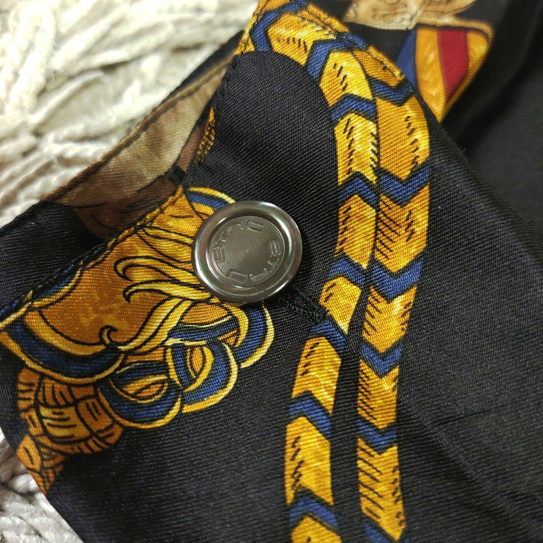 【美品】ETRO　エトロ　シルク　絹　42 XLサイズ　長袖シャツ　貴婦人　比翼