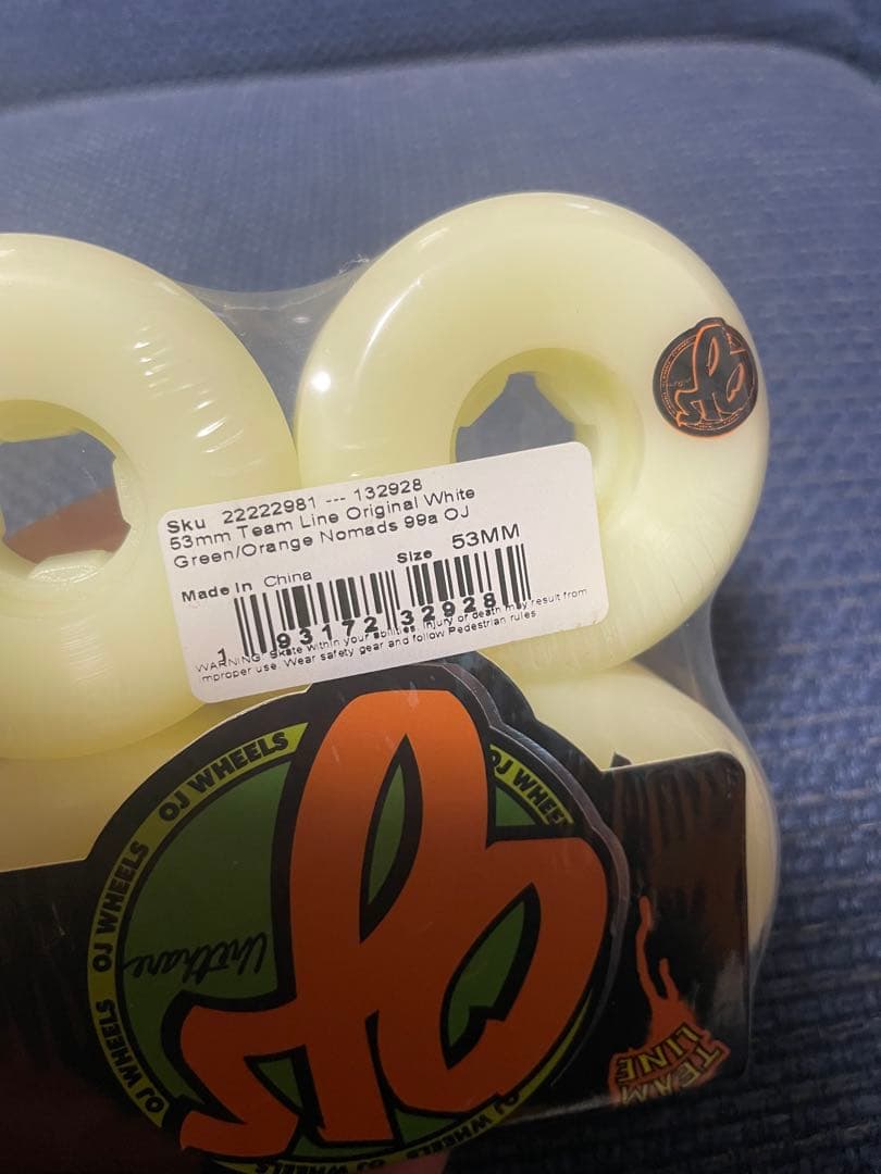 スケートボード OJ WHEELS 53mm Team Line Original Wheels