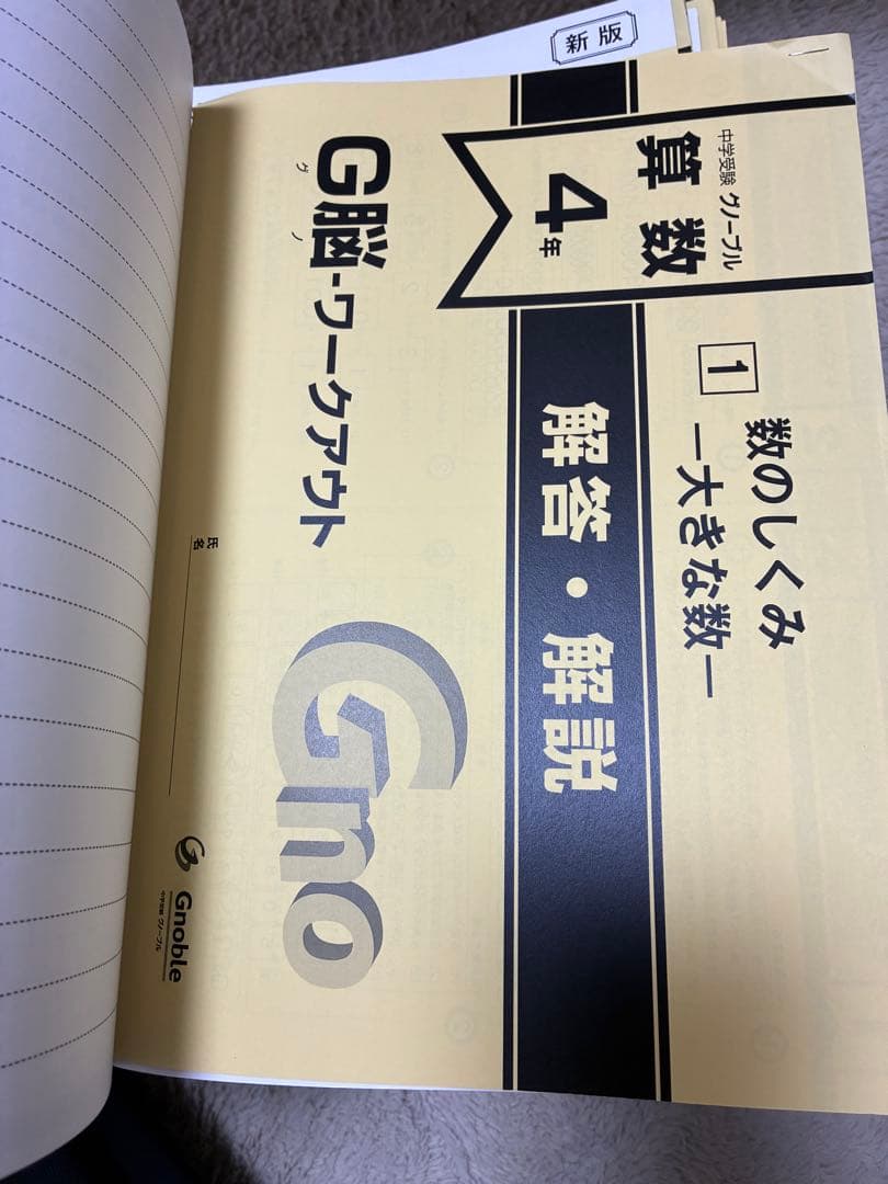 グノワークアウト 4年生 算数　全30冊