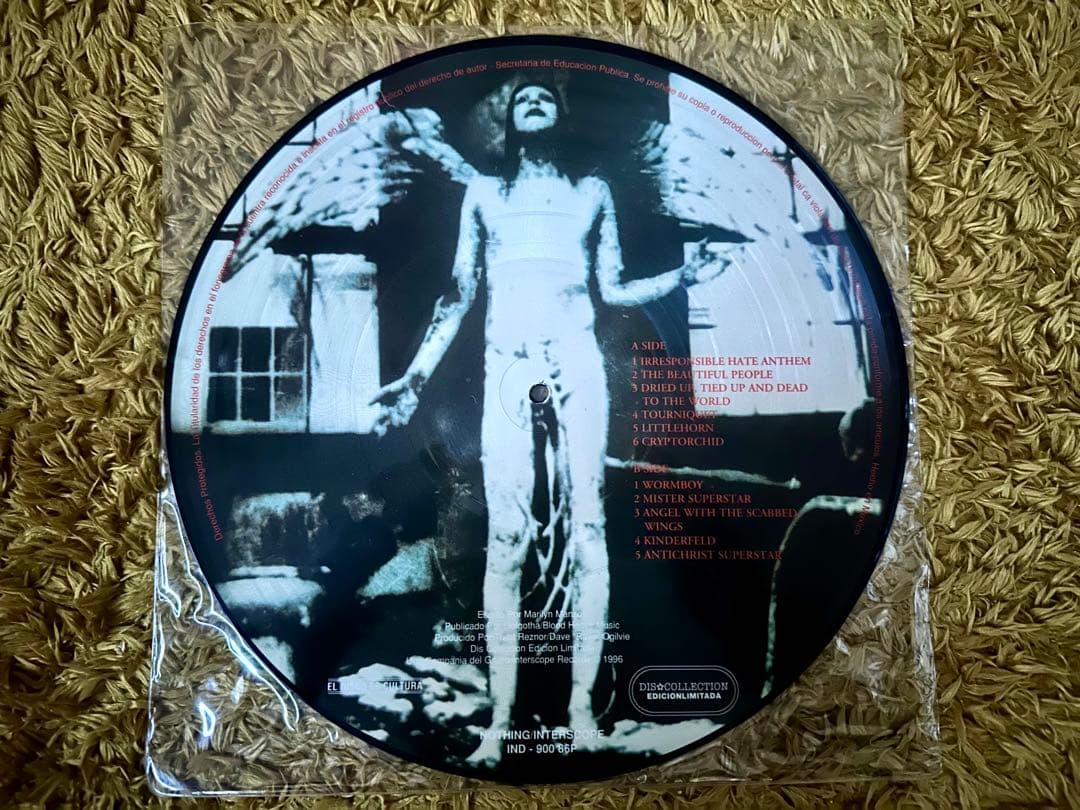洋楽 marilyn manson antichrist superstar LP