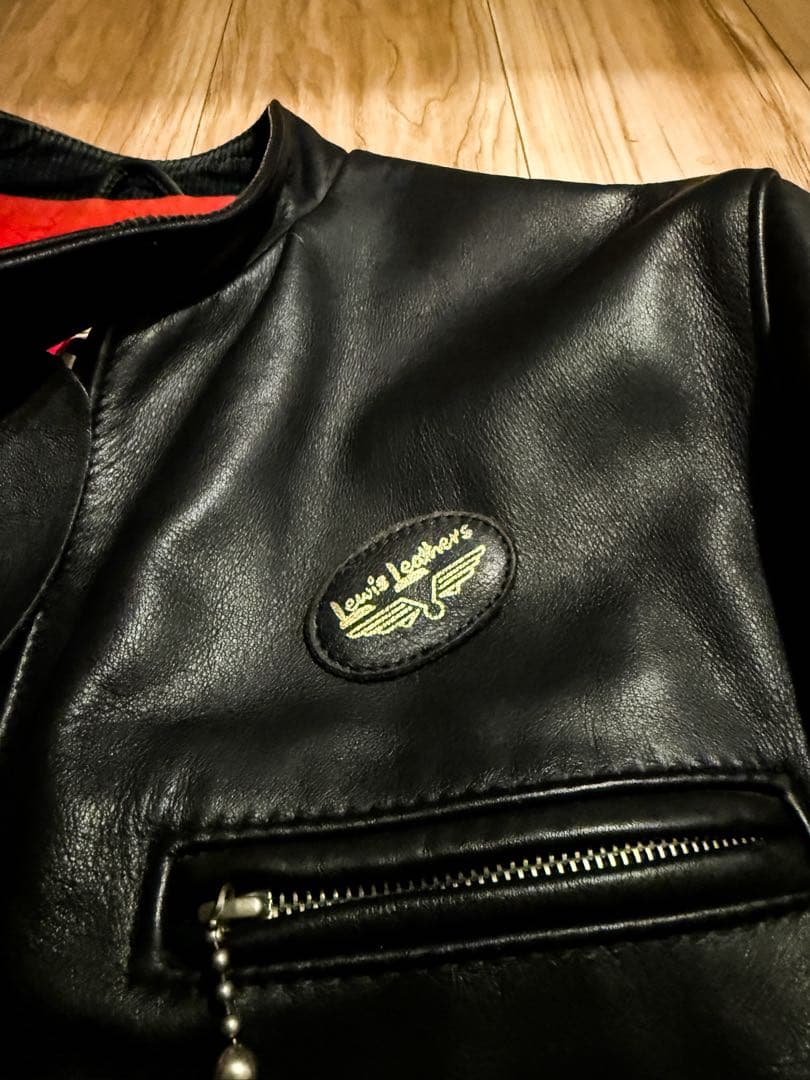 ［レア］LewisLeathersスーパースポーツマン40 パッチオプション
