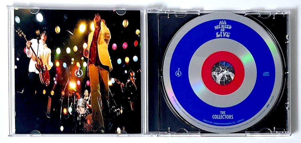 廃盤 CD THE COLLECTORS ザ・コレクターズ ライブこそはすべて