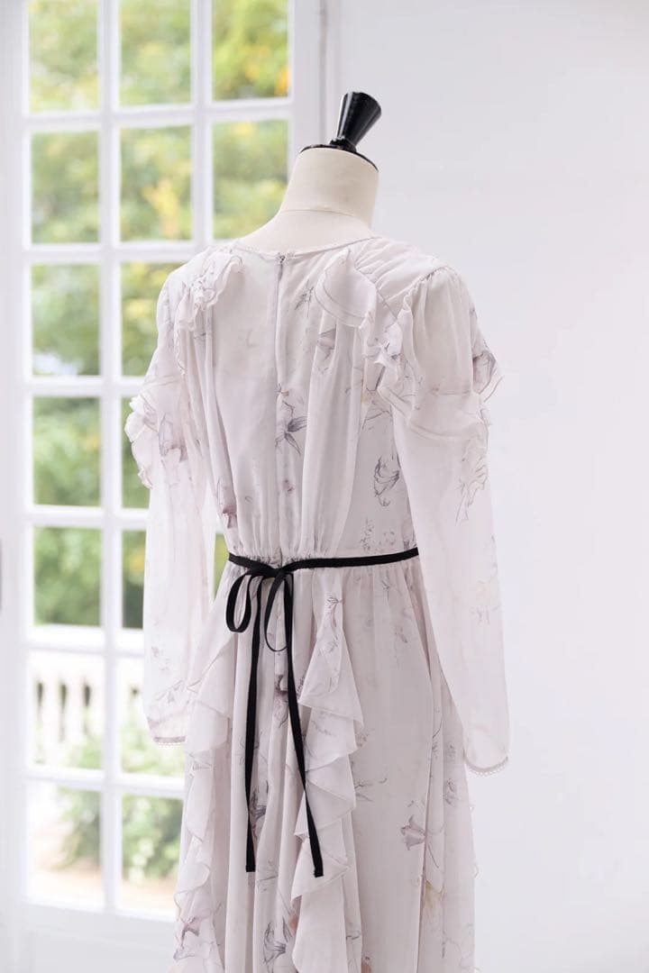 ワンピース Isette Floral Chiffon Dress light petale