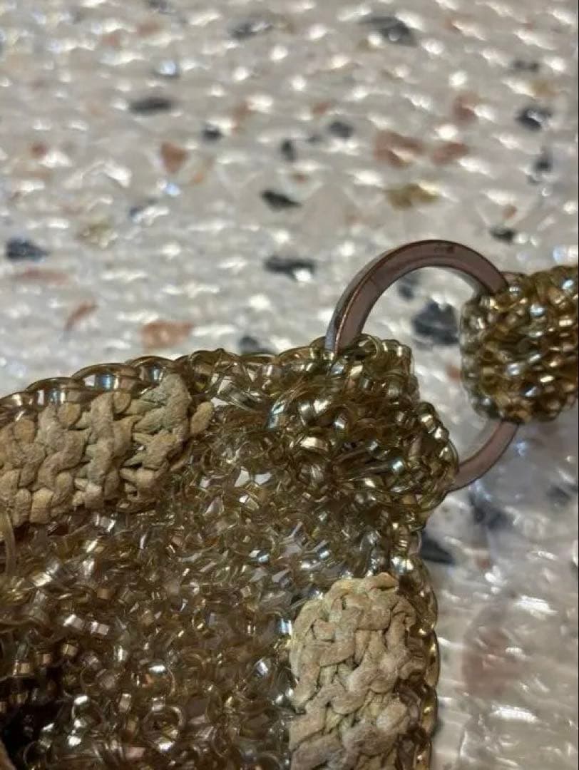 ANTEPRIMA ゴールド ショルダーバック　バタフライモチーフアクセサリー