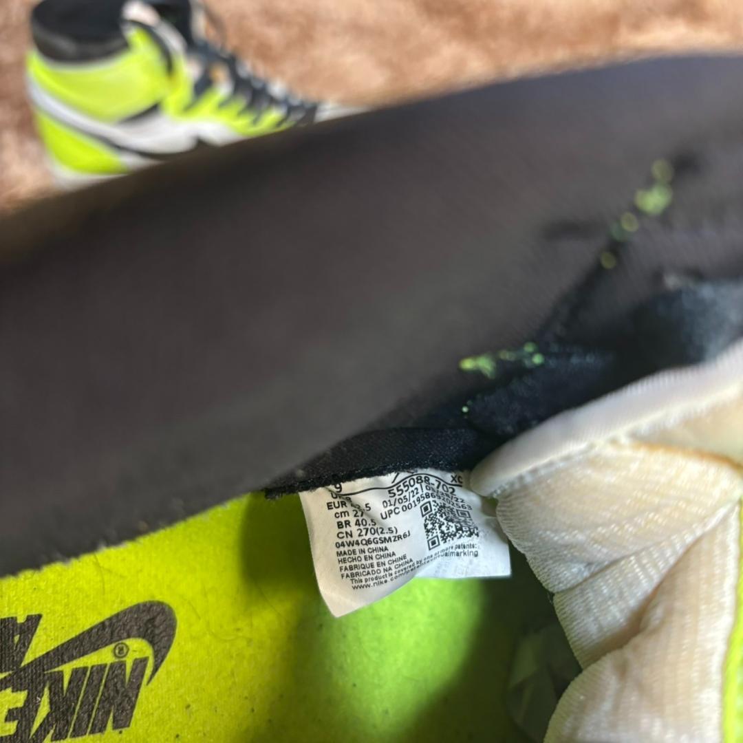 シューズ(男性用) Nike AirJordan 1 OG \"Volt\" 27cm