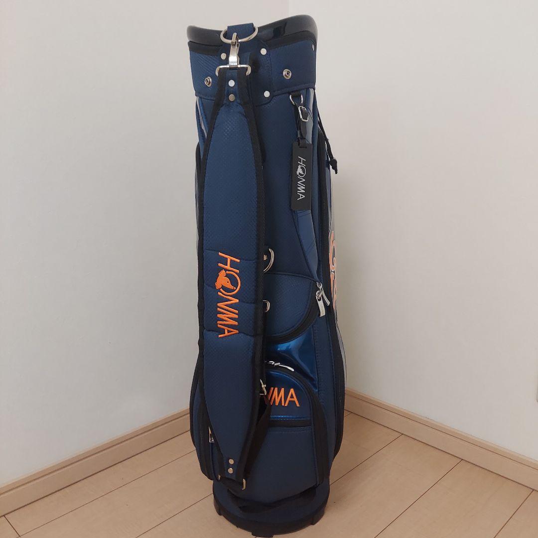 HONMA ホンマ キャディバッグ ネイビー/オレンジ ★美品