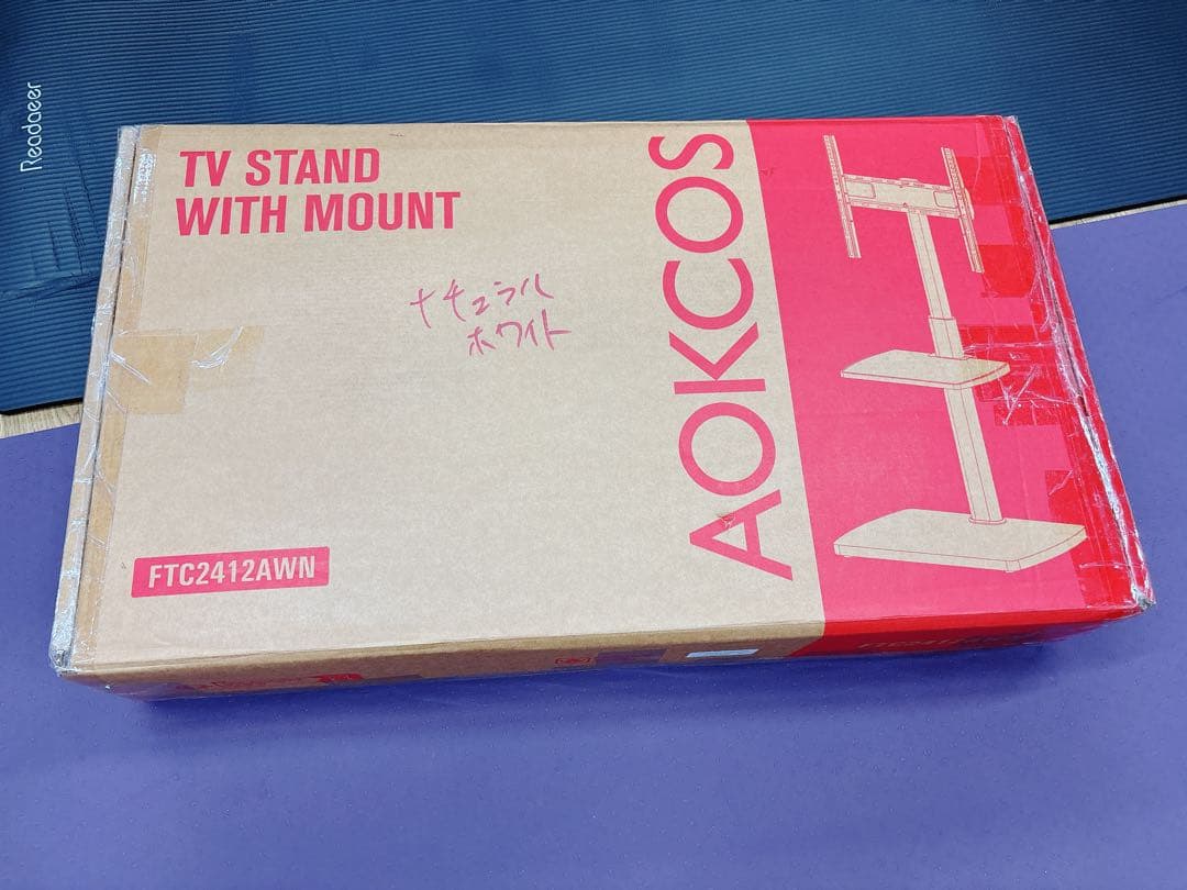 AOCKOS テレビスタンド 壁寄せスタンド ロータイプ 32-65インチ対応