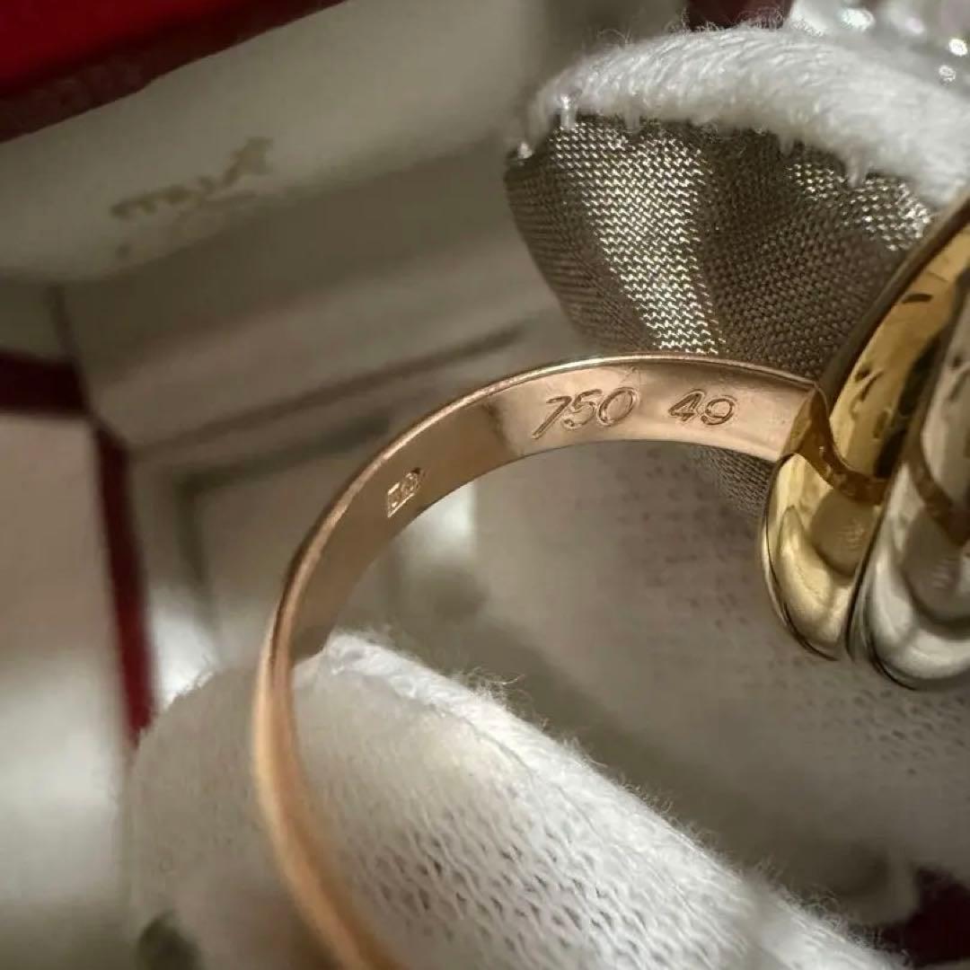 え  Cartier トリニティリング ゴールド 49