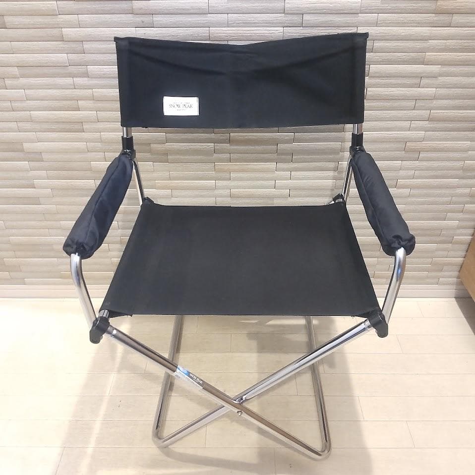 ★廃盤★  peak スノーピーク LV-50 ディレクターズチェア 黒