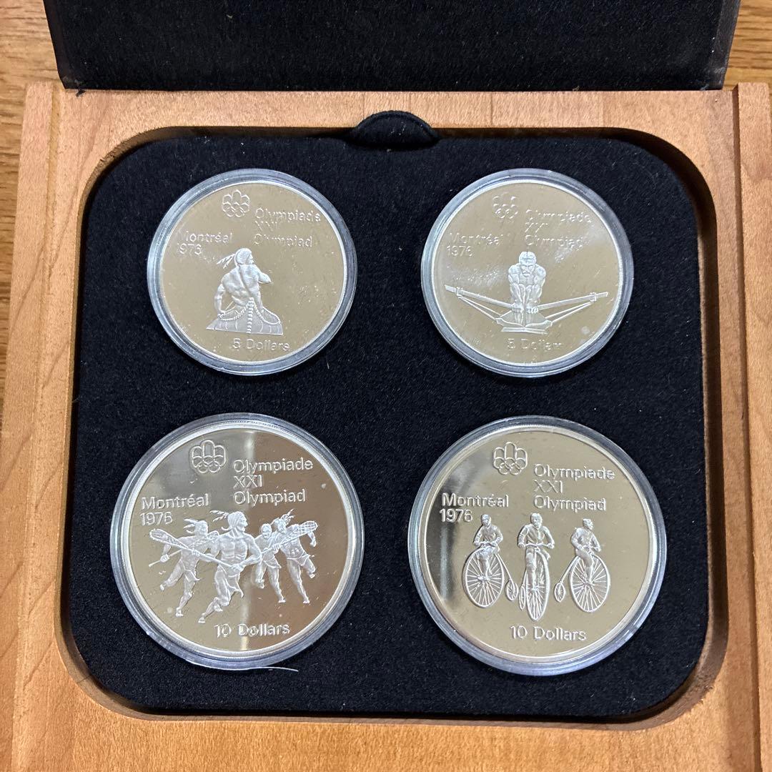 1976 モントリオール オリンピック 記念 銀貨 プルーフセット