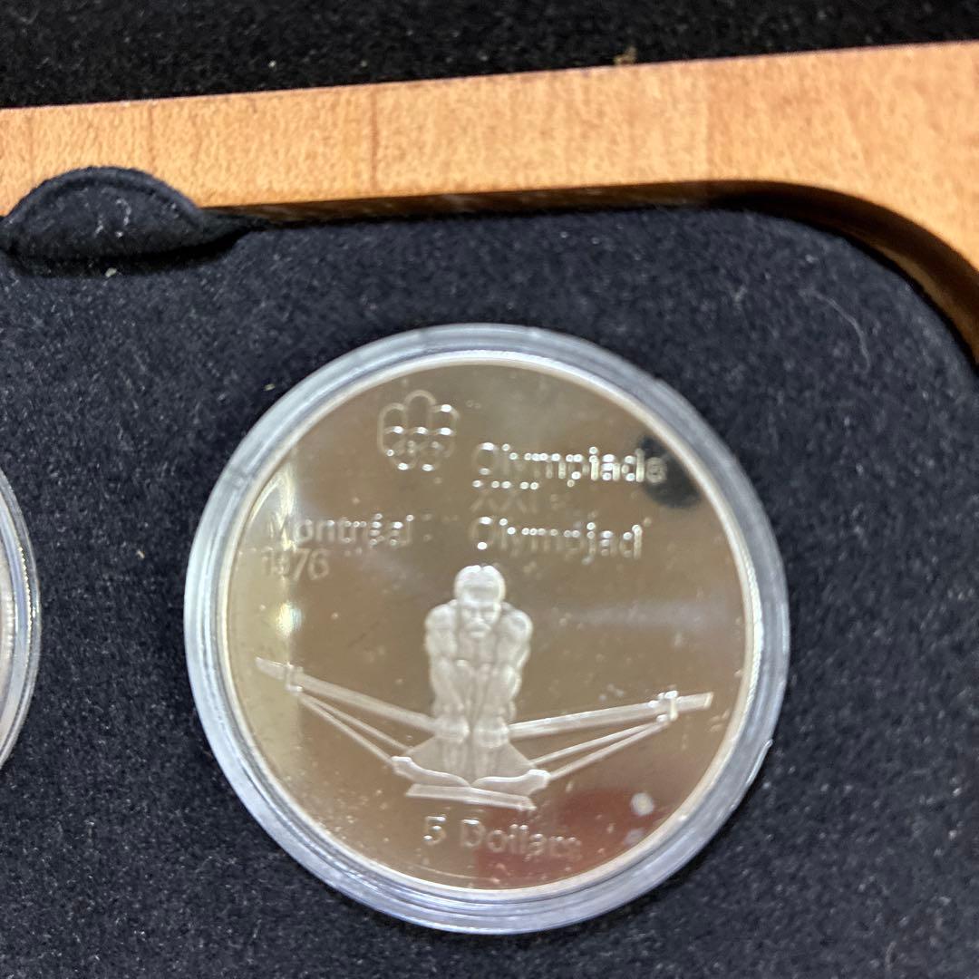 1976 モントリオール オリンピック 記念 銀貨 プルーフセット