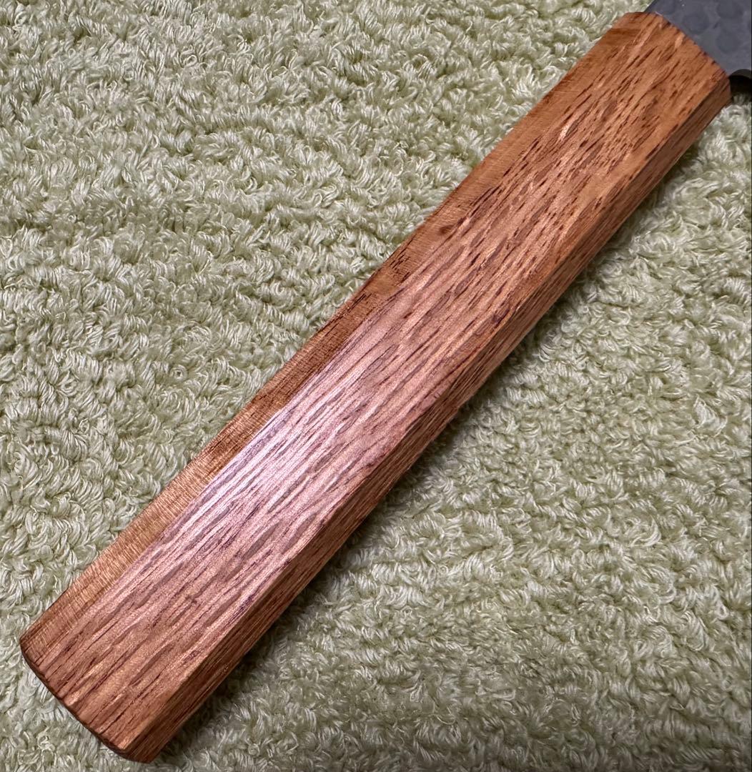 唐津厚広 ペティ 包丁 150mm 5寸 VG10 ダマスカス 樫 新品 日本製