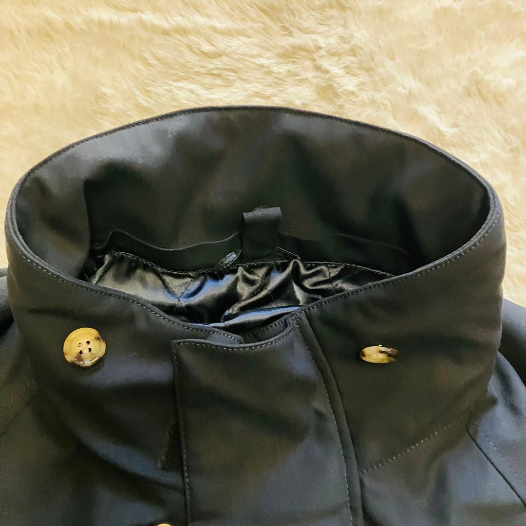 【le CHIC】ルシック　ロロピアーナストーム　ウールコート　ネイビー　M