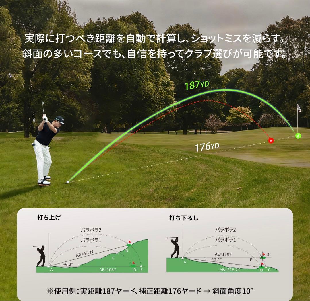 ゴルフ 距離計 CLASSIC T80 ゴルフレーザー距離計 ホワイト