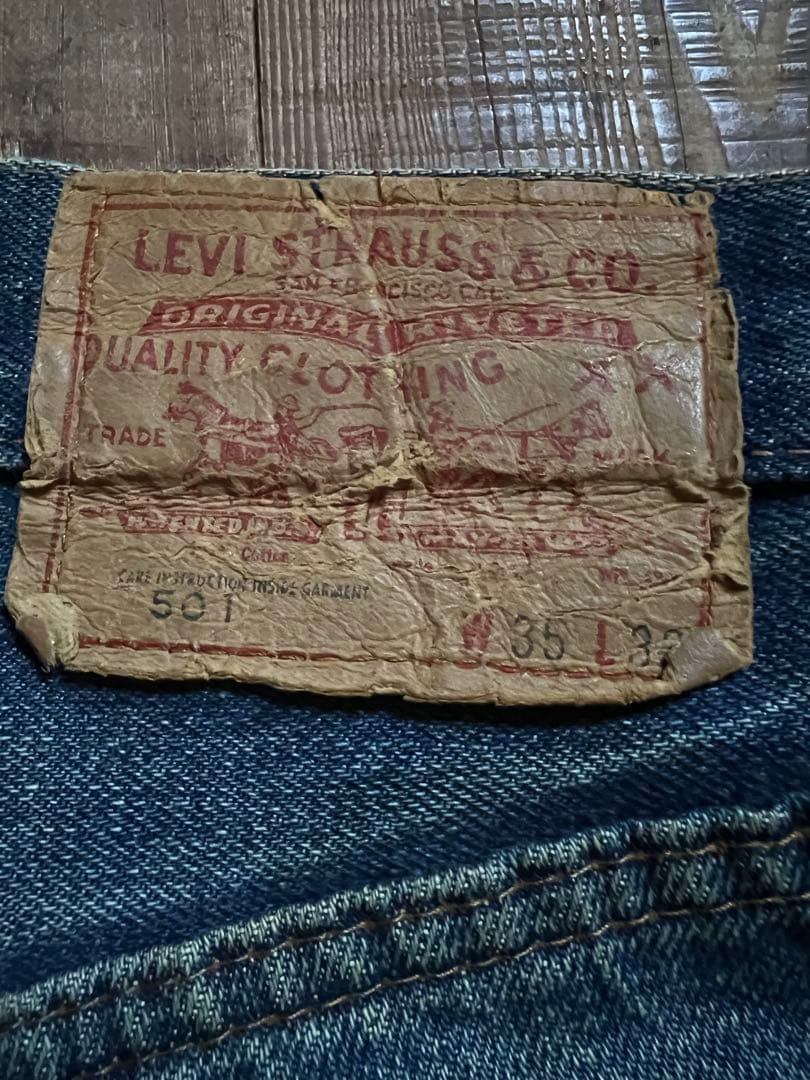 番*ー様 70s levi's 501 66前期　W35×L33 ゴールデンサイ