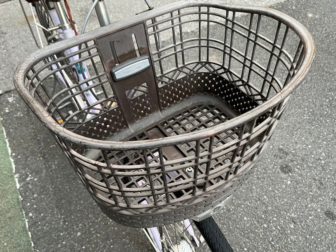 は*な様 中古美品ブリヂストン軽量アルミ自転車〓26インチ★チェーンケース新品※