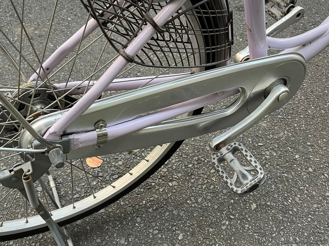 は*な様 中古美品ブリヂストン軽量アルミ自転車〓26インチ★チェーンケース新品※