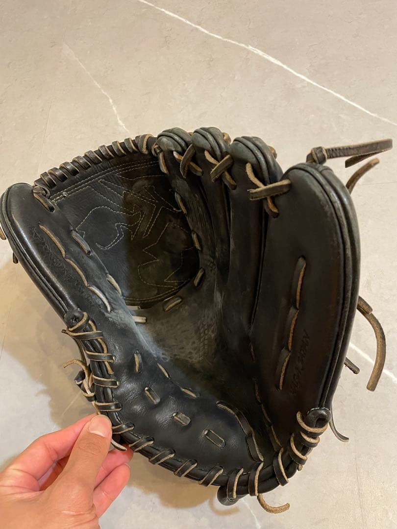 ダークブラウン レザー 野球グローブ