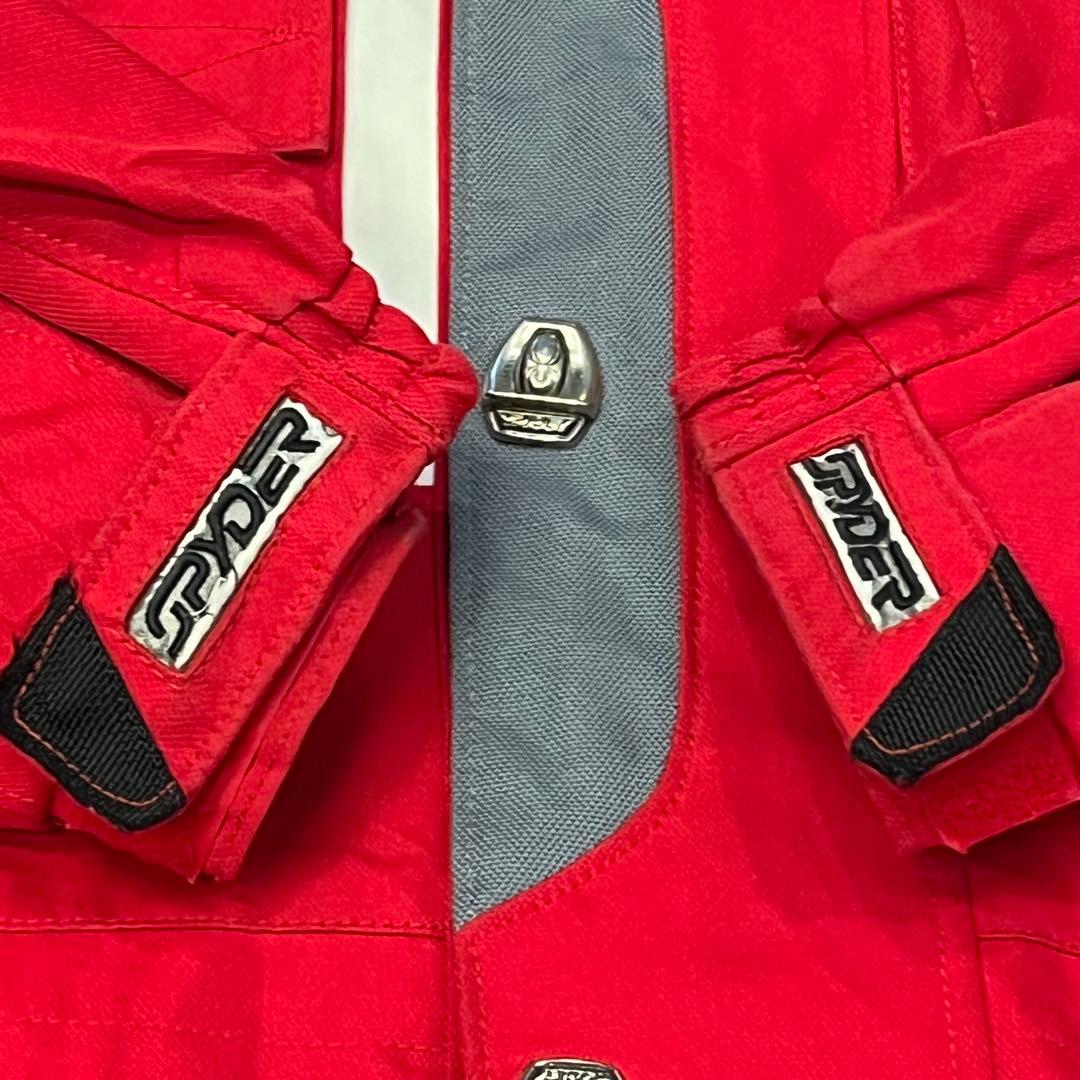 SPYDER スパイダー　メンズ　ウィンタージャケット　スノーウェア　黒×赤