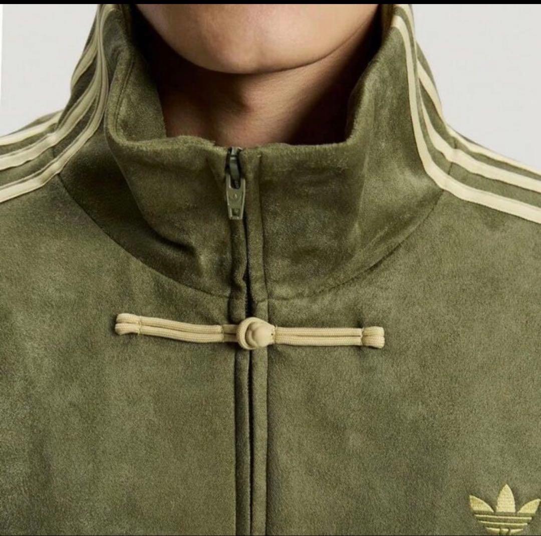 adidasアディダス 中国限定 蛇年トラックジャケット　グリーンＸLサイズ
