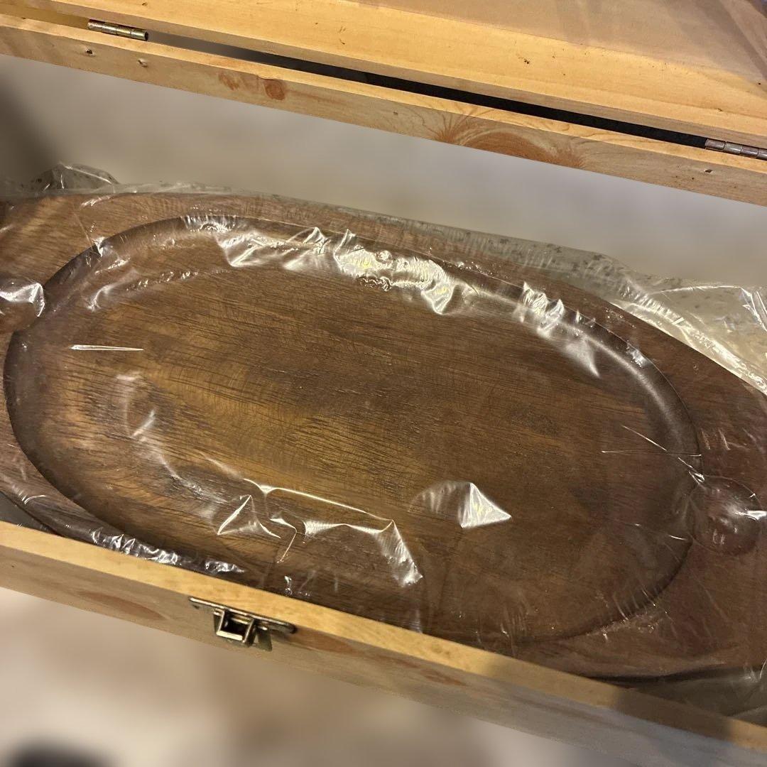未使用　ステーキ皿セット 専用ケース付き