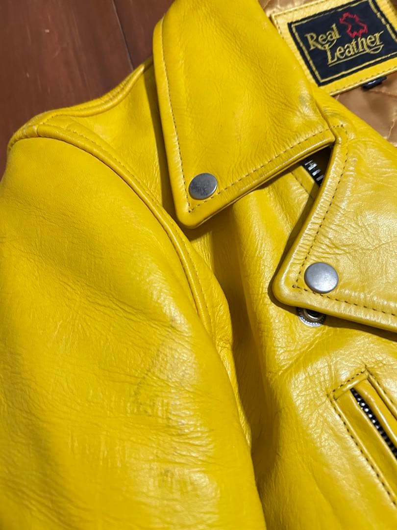 Real Leatherリアルレザー　ダブルライダーズジャケット革ジャン