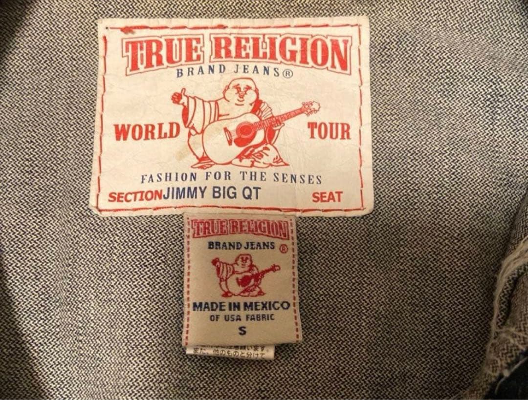 TRUE RELIGION ダークデニムジャケット Sサイズ