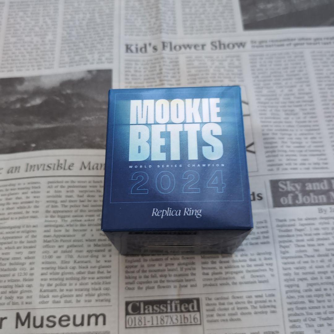 【8/25来場者限定】ムーキーベッツ　ワールドチャンピオンリング　Betts