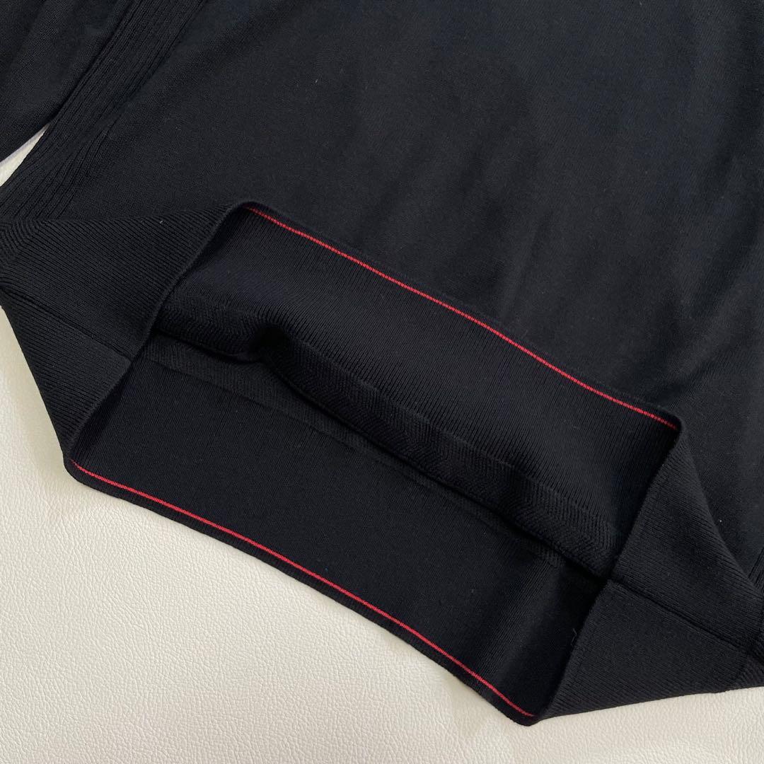 6456【美品】ブリーフィング　クルーネックニット　シルクカシミヤ　バックロゴ