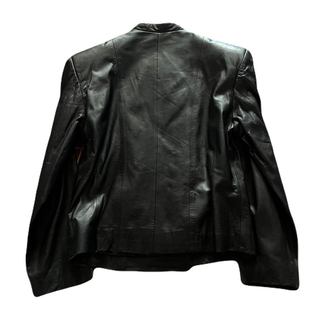 ジャケット・アウター 00s lamb leather napoleon jacket archive
