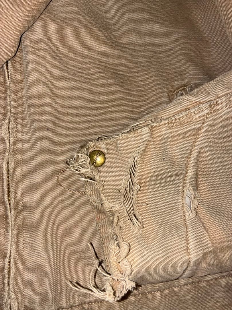 最終値下げ Carhartt 90s デトロイトジャケット ボロ