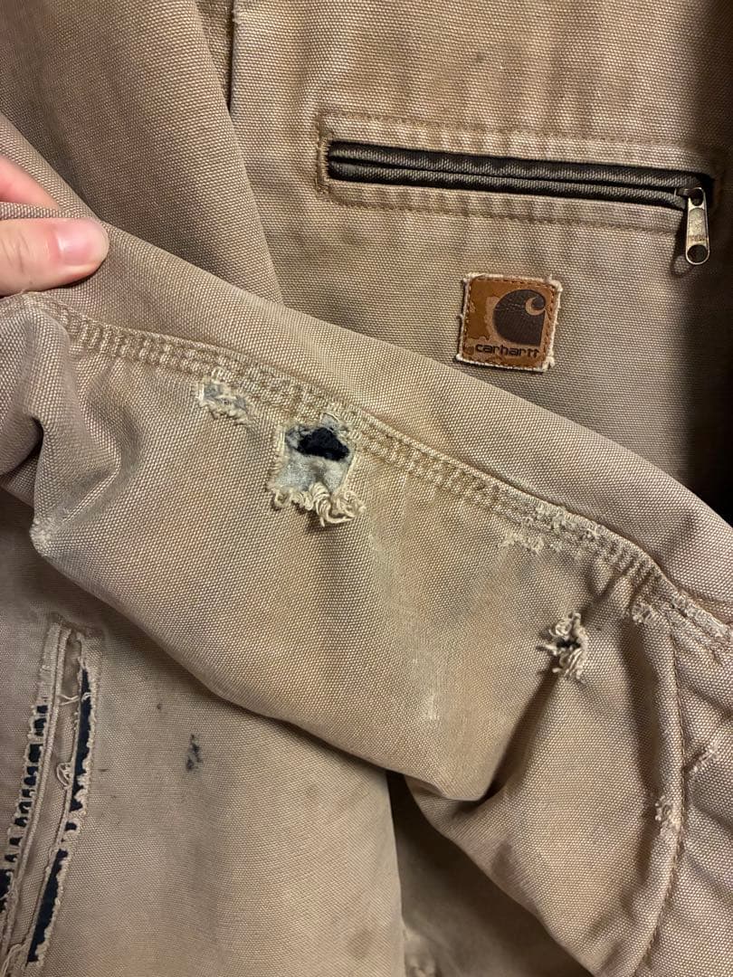 最終値下げ Carhartt 90s デトロイトジャケット ボロ