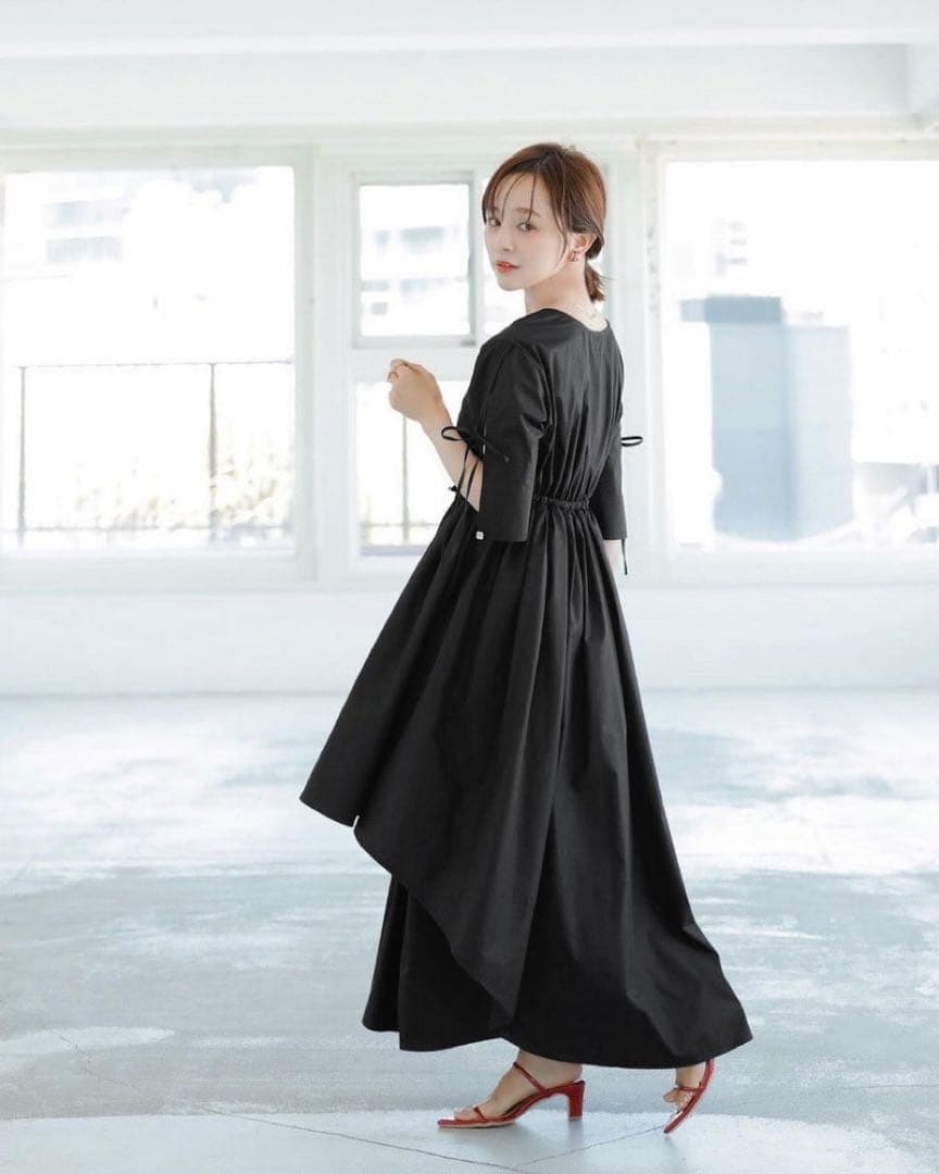 アンリアン 田中亜希子 オーロラドレス 2way ロング フレア ワンピース