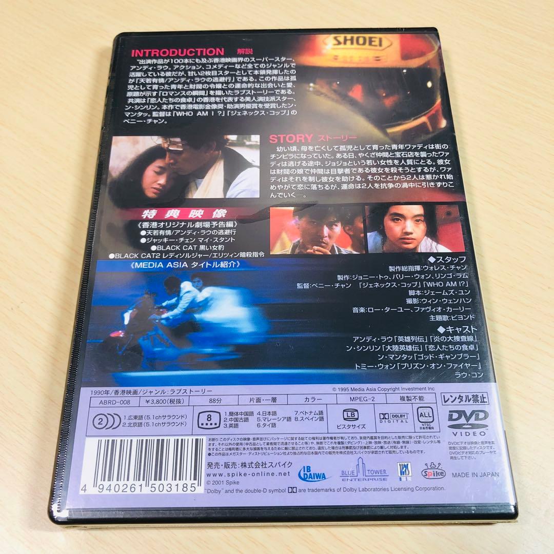 【廃盤】『天若有情 アンディ・ラウの逃避行』 DVD