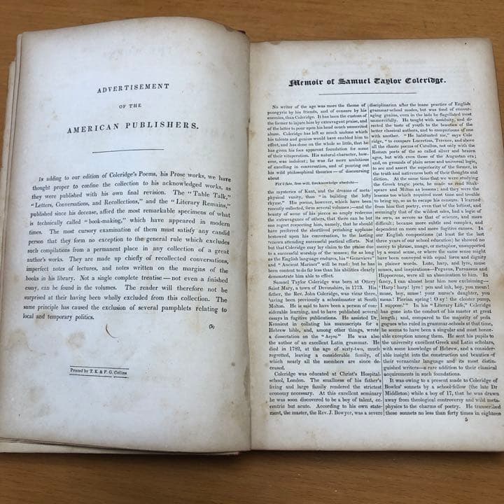 COLERIDGE’WORKS