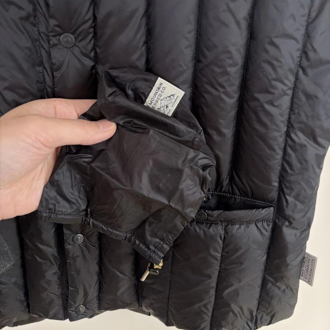 美品ROCKY MOUNTAIN FEATHERBED ダウンベスト ブラック