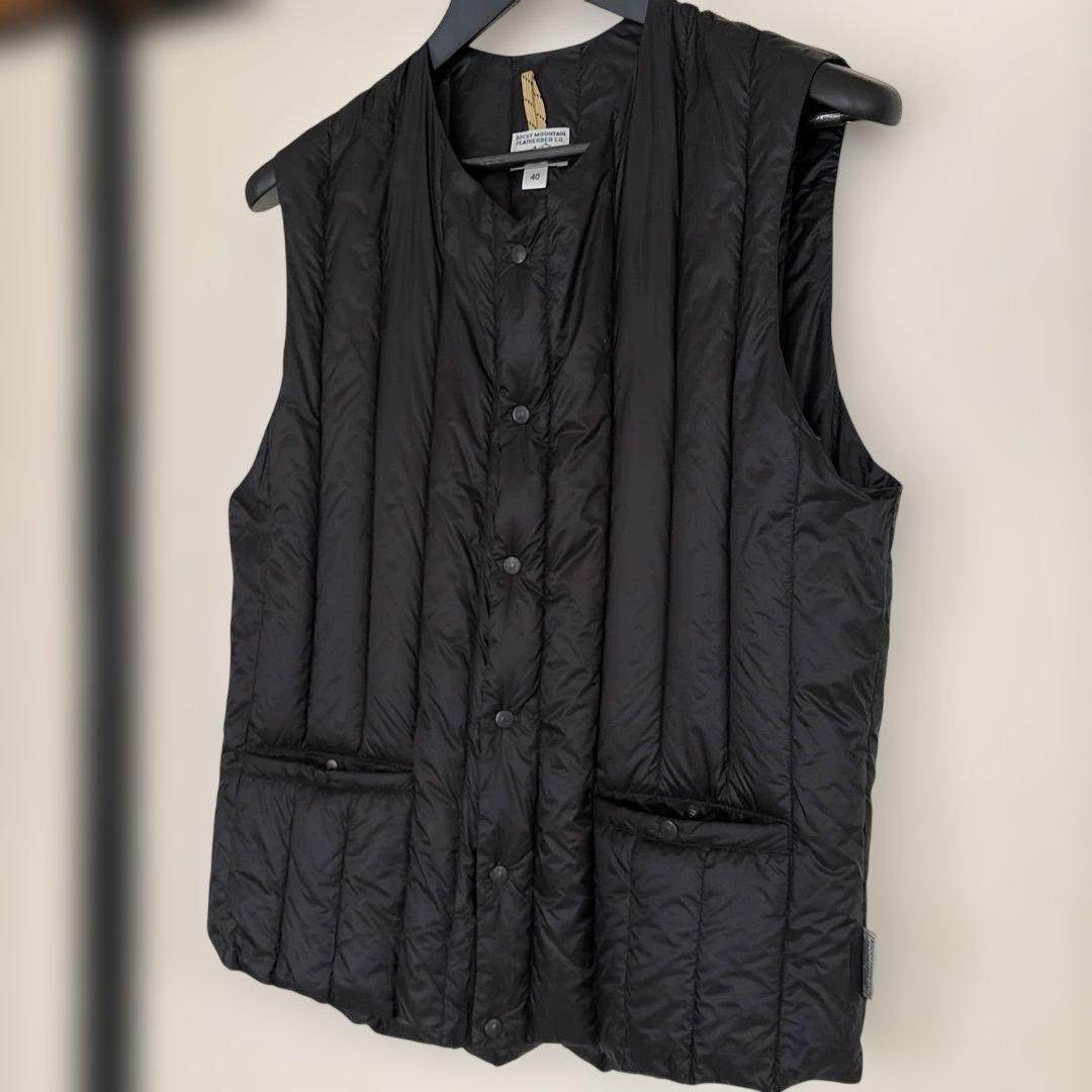 美品ROCKY MOUNTAIN FEATHERBED ダウンベスト ブラック