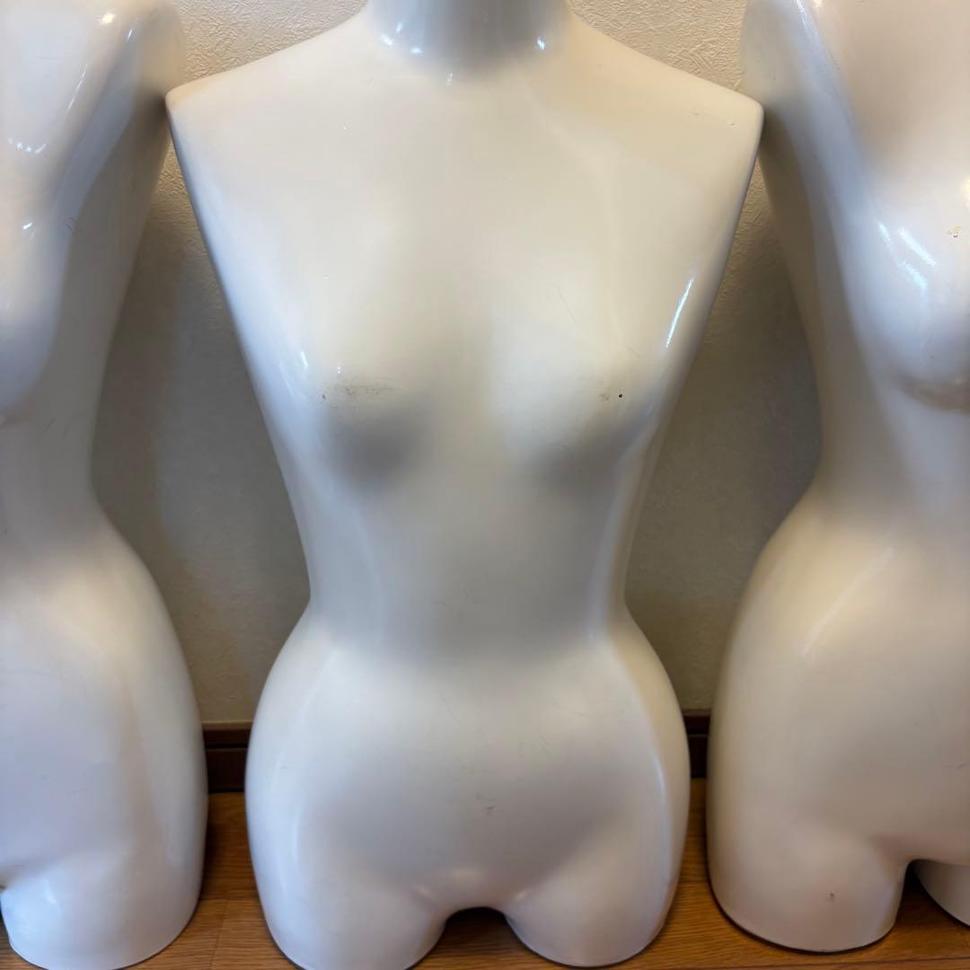 激安 ReBody ABS マネキンボディトルソー 3体セット 業務用 店舗什器