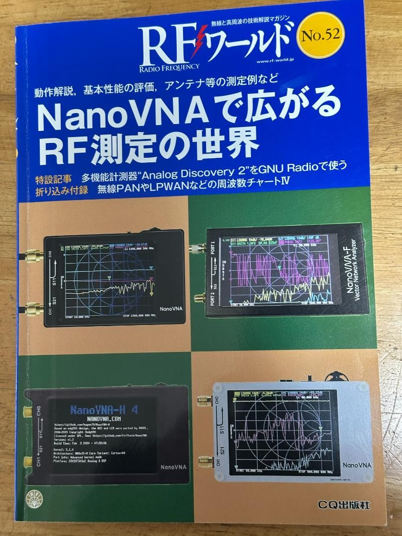 NanoVNA-H4 　RF測定器
