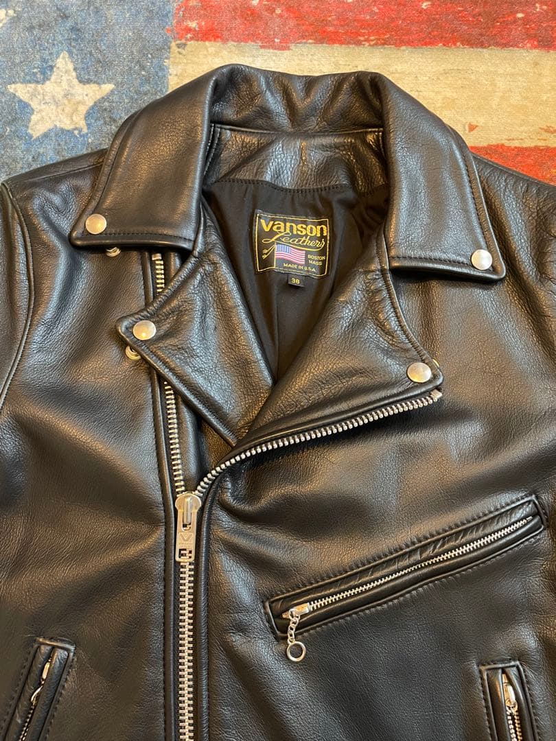 R様　　VANSON leather ダブルライダース 別注モデル　USA製