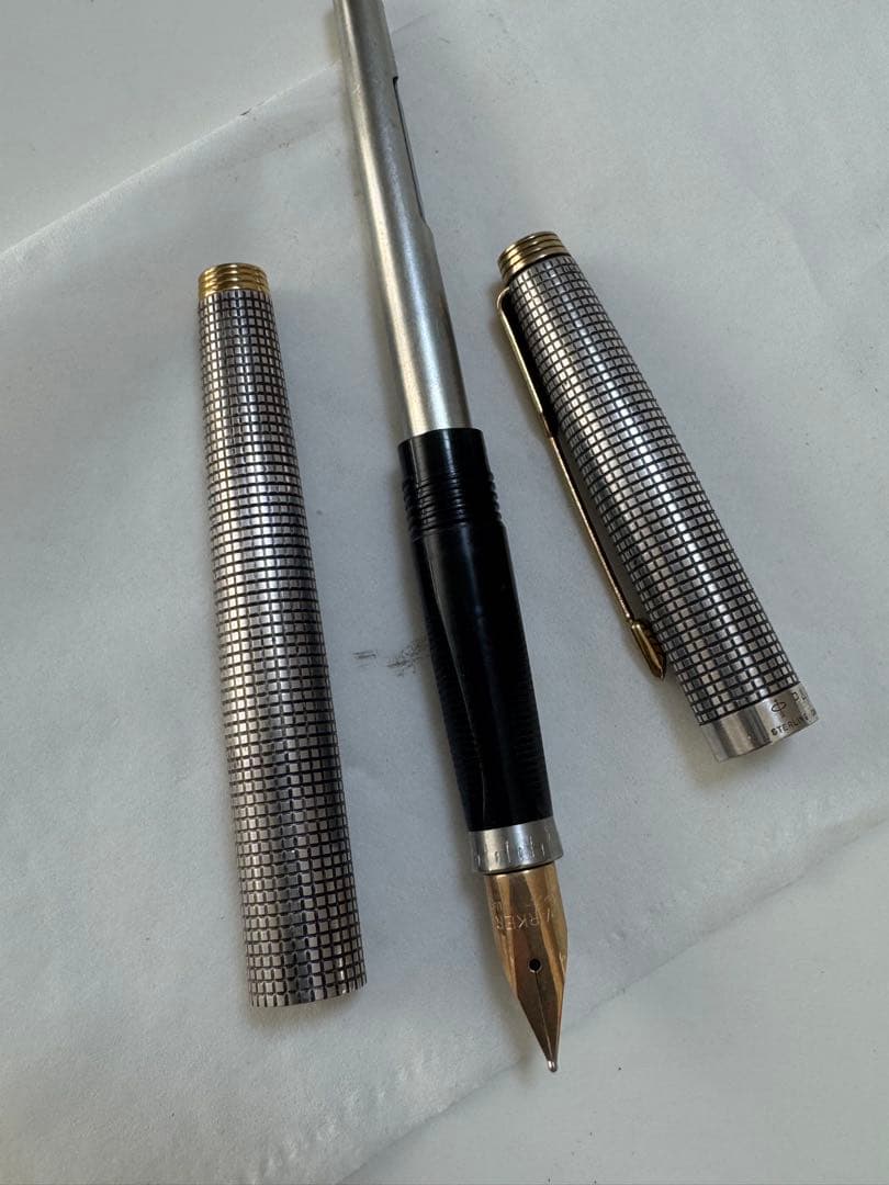 パーカー万年筆 70年代 スターリングヴェルメイユ 14K sẽ PARKER