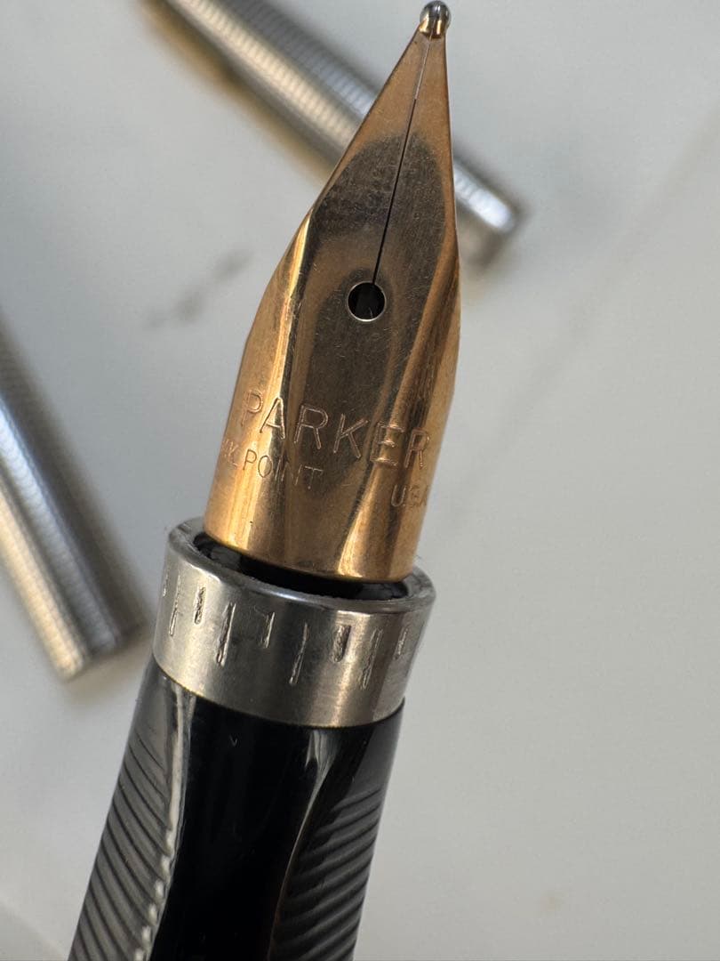 パーカー万年筆 70年代 スターリングヴェルメイユ 14K sẽ PARKER