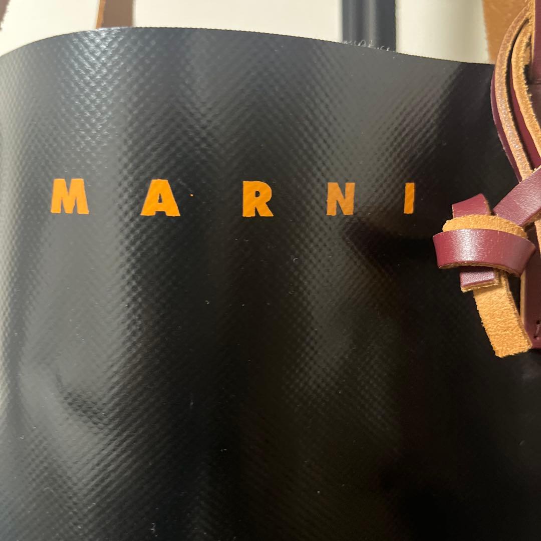 【美品】MARNI トートバッグ トライベッカ　PVC