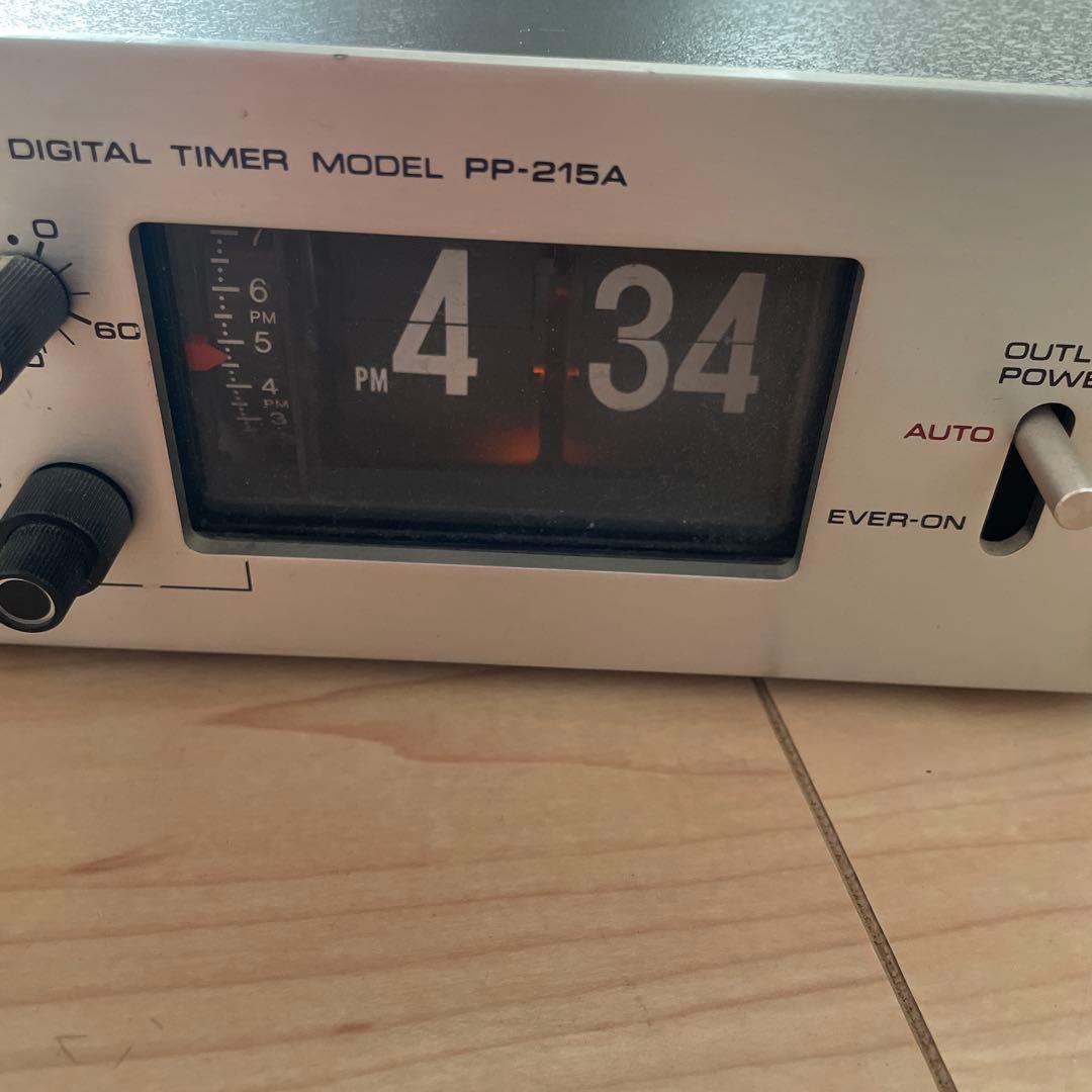 Pioneer デジタルタイマー PP-215A パイオニア 稼働品 パタパタ