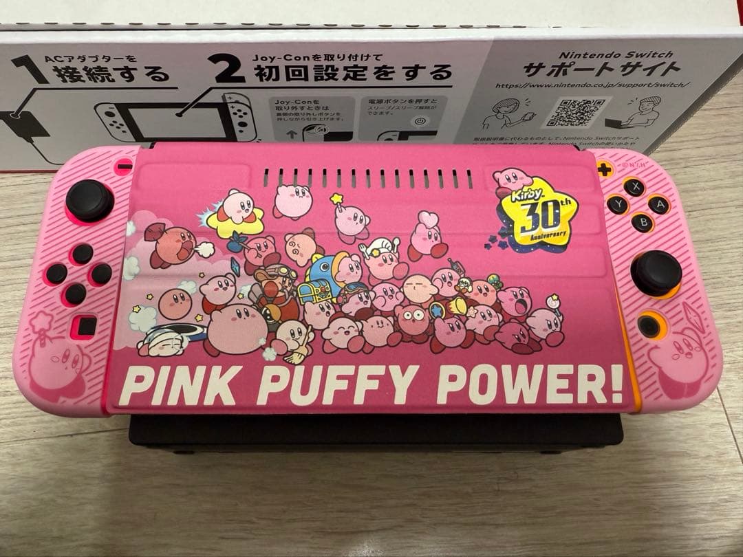 【動作確認済み】 Switch ネオンピンク ネオンオレンジ カービィ ケース付