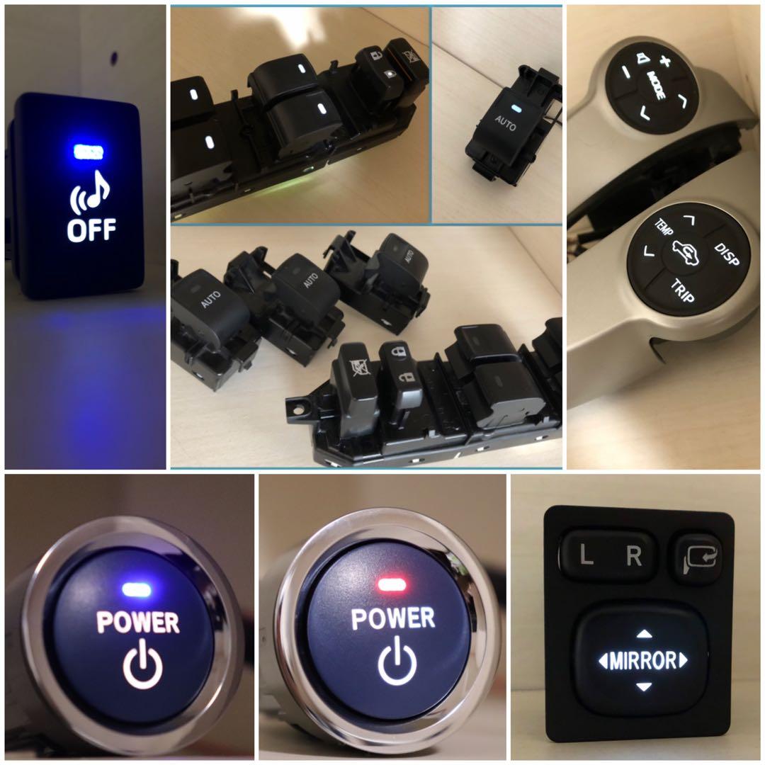 ZVW30 プリウス　後期　ステアリング　パワーウィンドウ　LED打ち替え5点