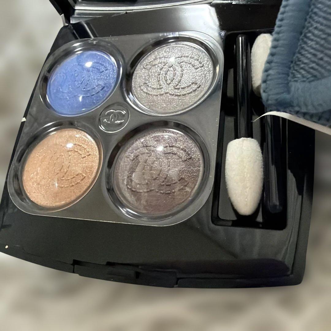 CHANEL 【新品未使用】シャネル レ キャトル オンブル19 デニムドリーム