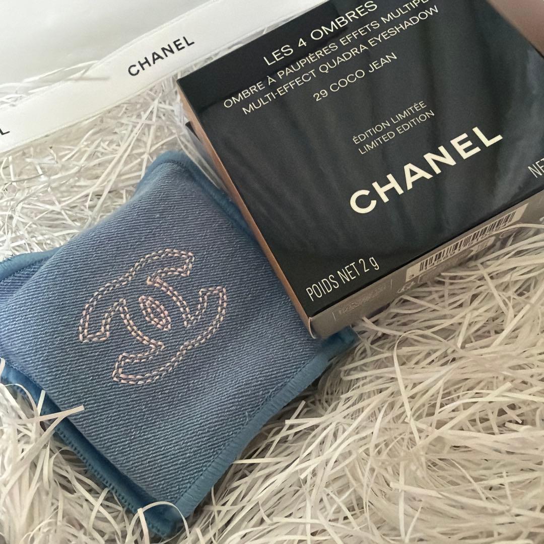 CHANEL 【新品未使用】シャネル レ キャトル オンブル19 デニムドリーム