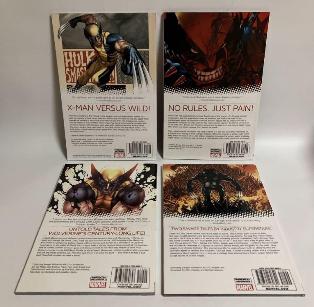 サベージウルヴァリン 4巻セット 英語版 TPB